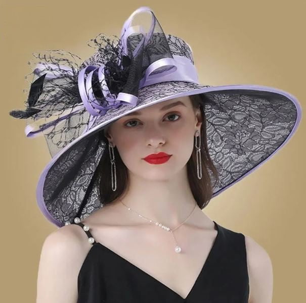 La boutique du chapeau Violet Chapeau de cérémonie pour mariage