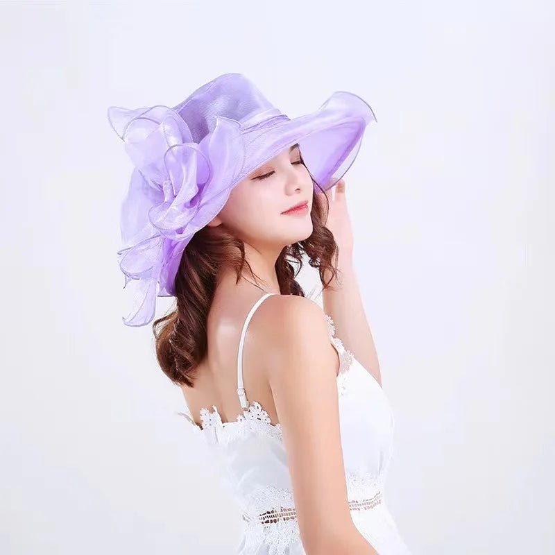 La boutique du chapeau Violet / taille unique ajustable Chapeau femme tendance