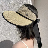 La boutique du chapeau Visière de plage pliable à large bord