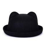 Paris-Chapeau capeline et chapeaux d'été Chapeau fedora oreilles de chat