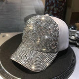 Paris-Chapeau casquette Gris Casquette top 5 Strass perle Paillettes