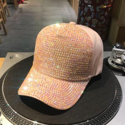 Paris-Chapeau casquette Orange Casquette top 5 Strass perle Paillettes