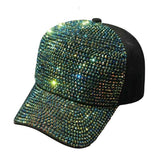 Paris-Chapeau casquette Vert Casquette top 5 Strass perle Paillettes