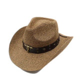 Paris-chapeau chapeau cow-boy Chapeaux western creux en paille