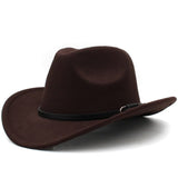 Paris-chapeau chapeau cow-boy Marron / M 56-58cm Chapeau  Cow- Boy classique