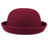 Paris-chapeau chapeau vintage Bordeaux Fedora Vintage