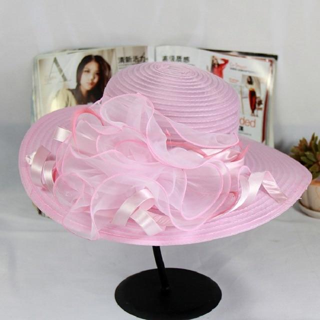 Paris-Chapeau chapeaux mariage Rose Chapeau Floral Derby