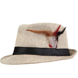 Paris-chapeau fédora Khaki Fedora gangster