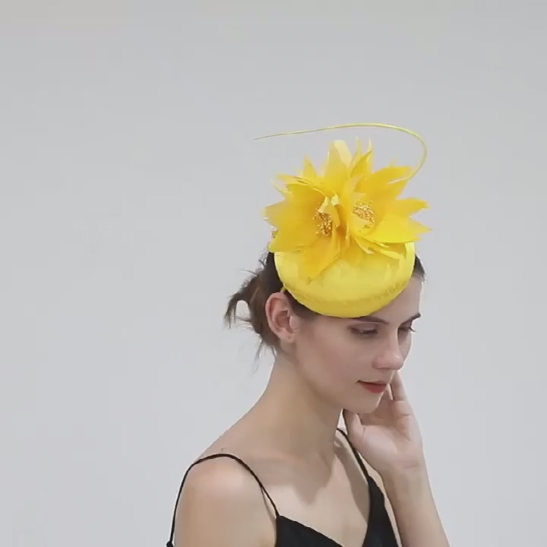 Chapeau Bibi Plumes