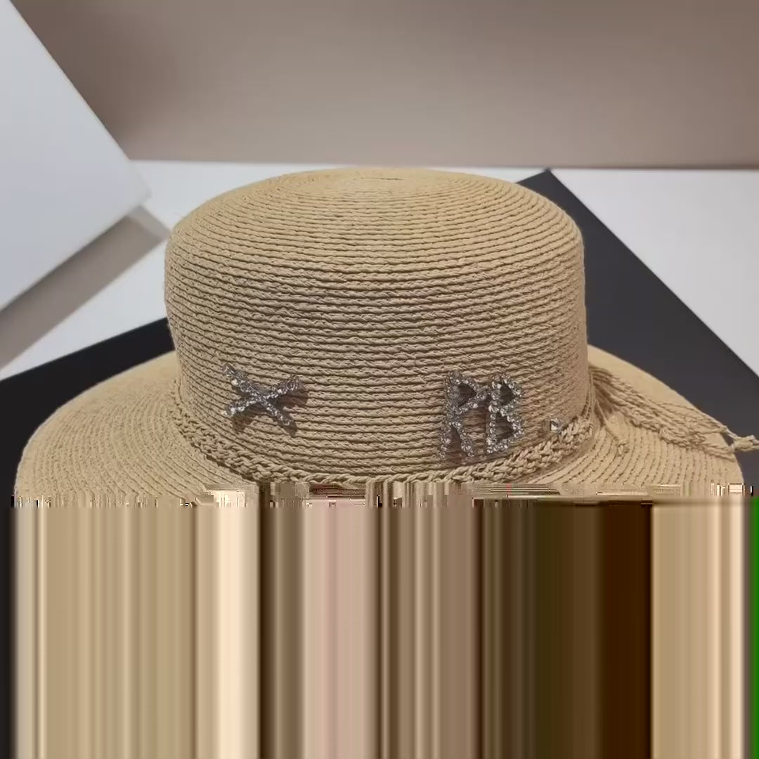 Chapeau de paille naturel